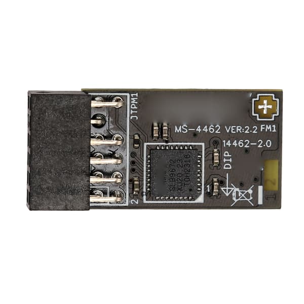 SLB 9672 TPM 2.0 SPI 12-pin sikkerhetsmodul for MSI hovedkort Windows 10 11