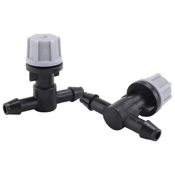 50X Spray Vatten Dimma Dimmunstycke Trädgårds Vattenkylsystem Växthus Växter Spray Sprinkler-Bra GrayBlack