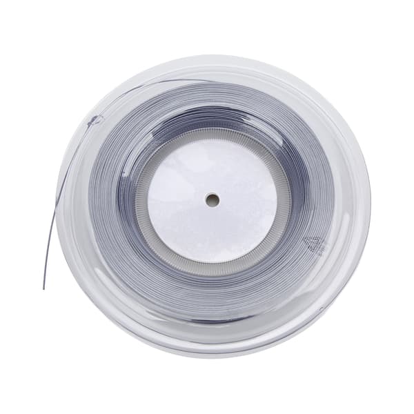 Tennissträng 200m 1.25mm Polyester Rigid Träningsracket Tråd Grå