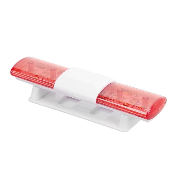 RC Poliisin LED-varoitussvalo 4 tilaa Simulaatiosuunnittelu 1/8 1/10 RC-autoille Punainen