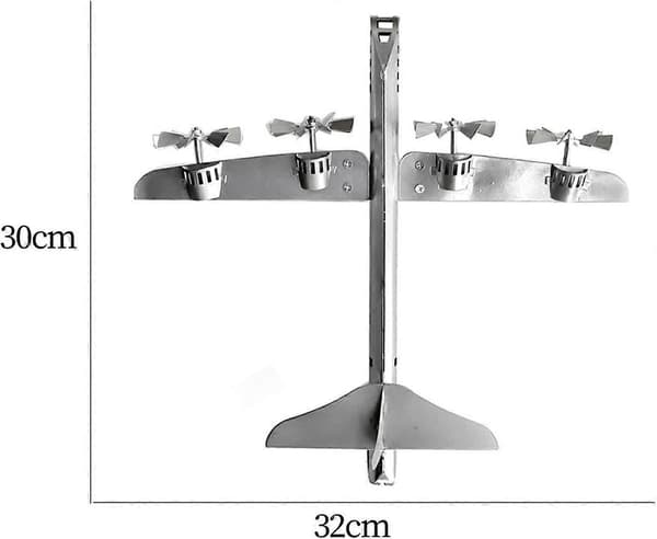 Vindsnurrer Fly Vindmølle med Metallstake Hageskulptur Vindskulptur