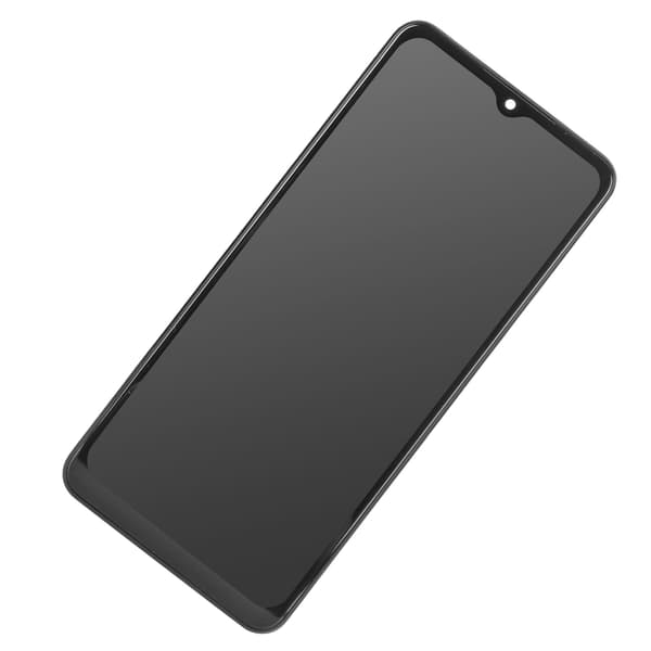 Samsung Galaxy A04s SM A047F 6,5 tommer Digitizer Touch Skærm Samling Hus Ramme Sort