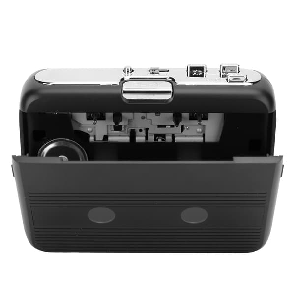 Bærbar Bluetooth Kassettspiller FM Radio Auto Reverse Funksjon Noir