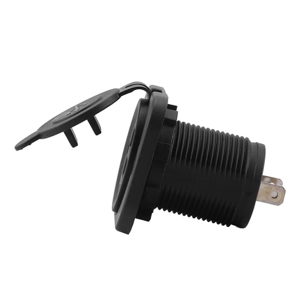 12V Dobbel USB Billader Sigarettenner Splitter Strømadapter