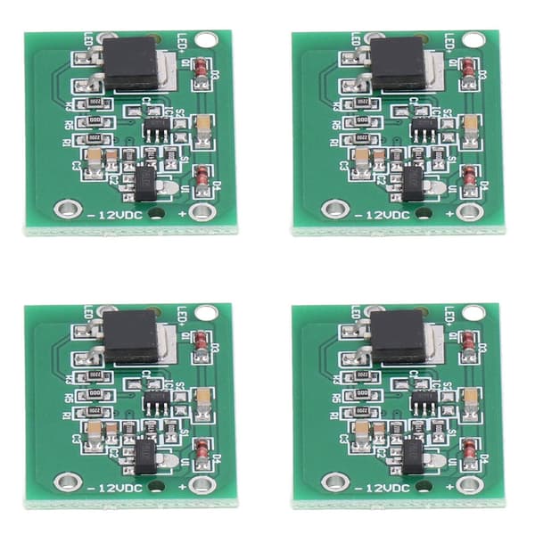 10 stk. 12V Kapacitiv Touch Switch Knap Jog Latch Modul LED Lys Patches