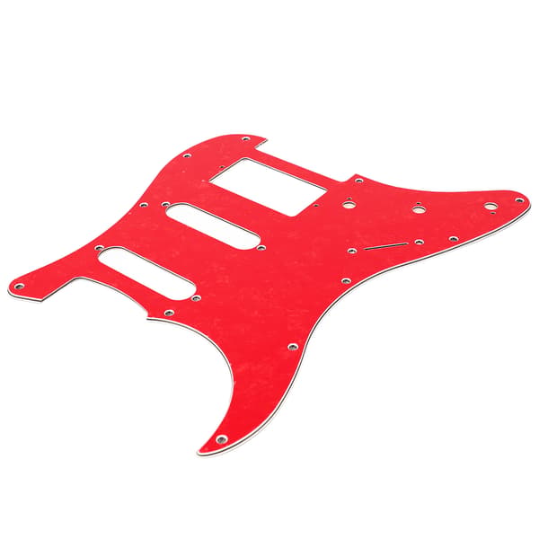 Elgitarr Plektrumskydd PVC Plastskydd Repskydd Frontplatta Panelöverdrag Instrumenttillbehör Röd Pärlfärg GSSH67