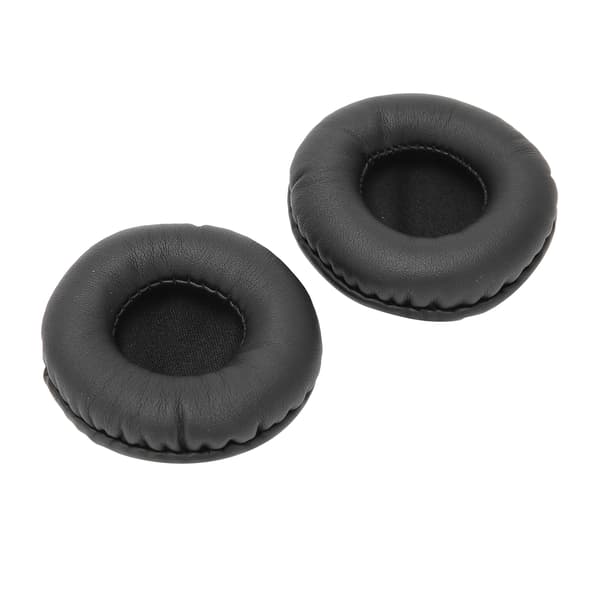 60mm Universal Blød Hovedtelefon Ørepude Udskiftning Sort 1 Par