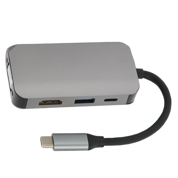 4-in-1 USB C -telakointiasema HDMI PD USB VGA -sovittimella