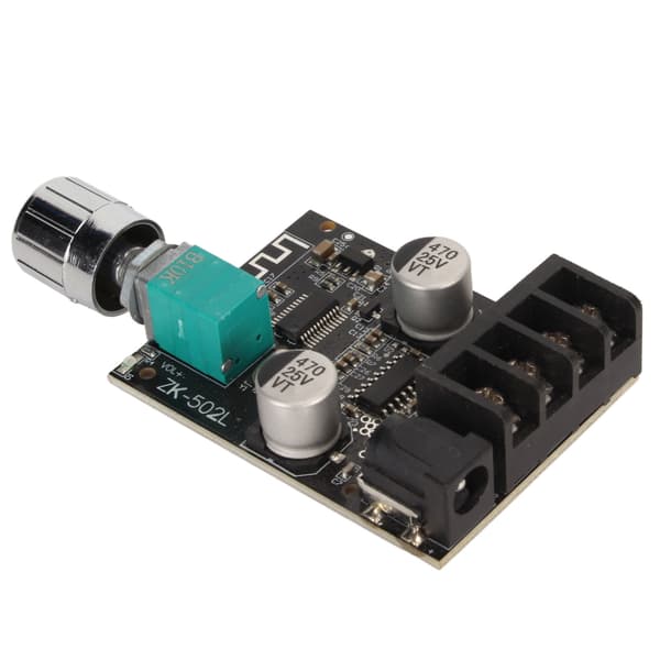 Mini Stereo Bluetooth 5.0 Dobbel Kanal Digital Effektforsterkerkortmodul