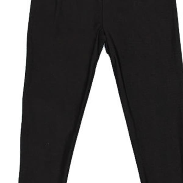 Børne Dansebukser Sort Elastisk Åndbar Atletisk Leggings til Drenge Piger Størrelse 160 95