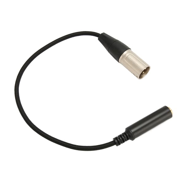 6,35 mm 1/4 tomme hun til XLR han adapterkabel 3-benet han til 6,35 mm stik mikrofon lydkabel