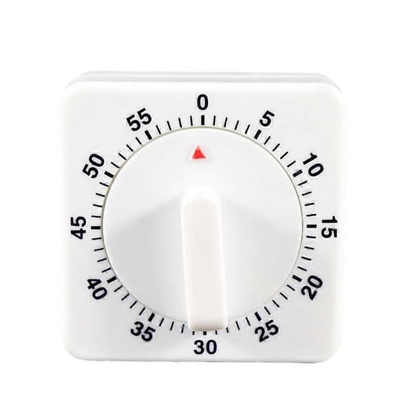 Stor kjøkkentimer 60 minutters nedtelling matlaging baking høy alarm mekanisk