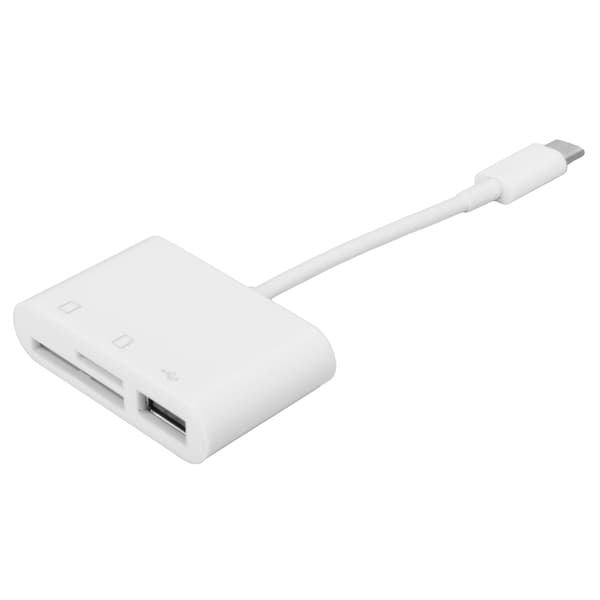 3 i 1 Typ C Minneskortläsare USB Hub Adapter för Laptop Telefon Dataöverföring