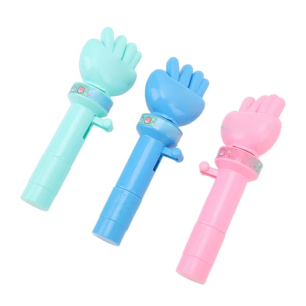 3:e Finger Gissa Lek Handhållen Papper Sax Sten Interaktiv Leksak Grön Rosa Blå