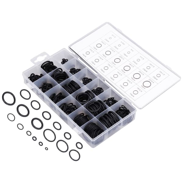 279 st VVS O-ringstätningar Kit Gummi Slitstarka O-ringar Sortimentssats Fordon