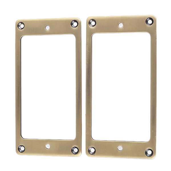 2 st elgitarr pickup ram zinklegering Humbucker pickup monteringsring set 2 x 2 mm brons