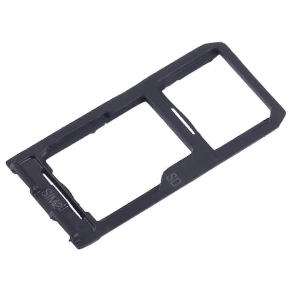 (Ny) Til Sony Xperia 1 III KOMPATIBEL SIM-kortbakke + SIM / Micro SD-kortbakke (Sort)