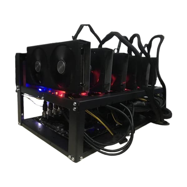 Open Air Miner Mining Frame Rig Case 6 till 8 GPU SECC Mining Frame
