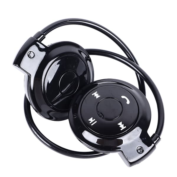 Bluetooth Hovedtelefoner Klar HiFi Lyd Foldbart Trådløst Sports Headset Sort