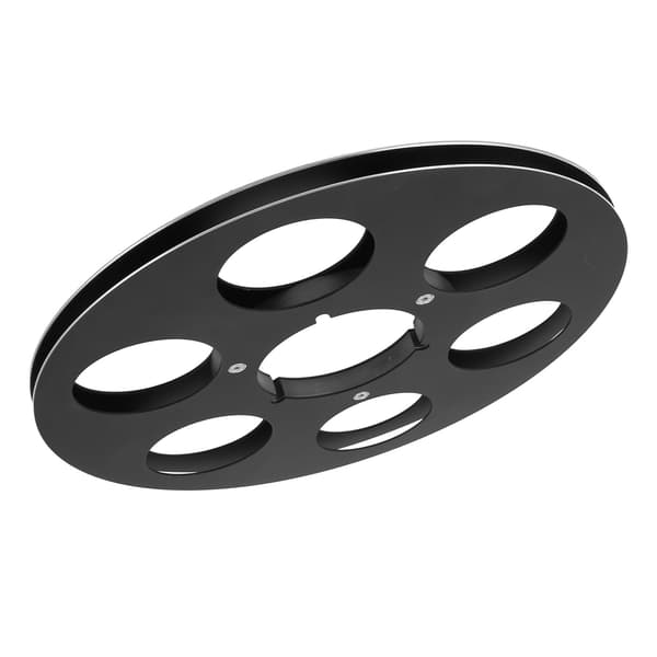 1 4 10,5 tommer aluminiumslegering Universal Open Reel Take Up Spool til Maxell Zonal Studer Nagra Sort 6 Huller