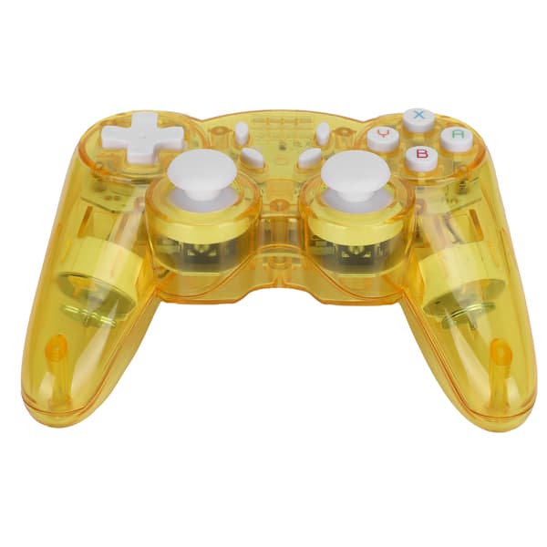 Trådløs Spilcontroller Beskyttende Skal ABS Gamepad Transparent Gul Multi Farve Tilbehør