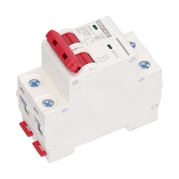 DC dvärgbrytare 2P Solar PV System Isolator DIN-skenmontering 1000V 32A DZ47‑63Z C32