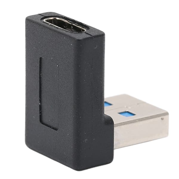 USB 3.0 Typ C 90 Graders Adapter Snabb Laddning Dataöverföringsförlängning