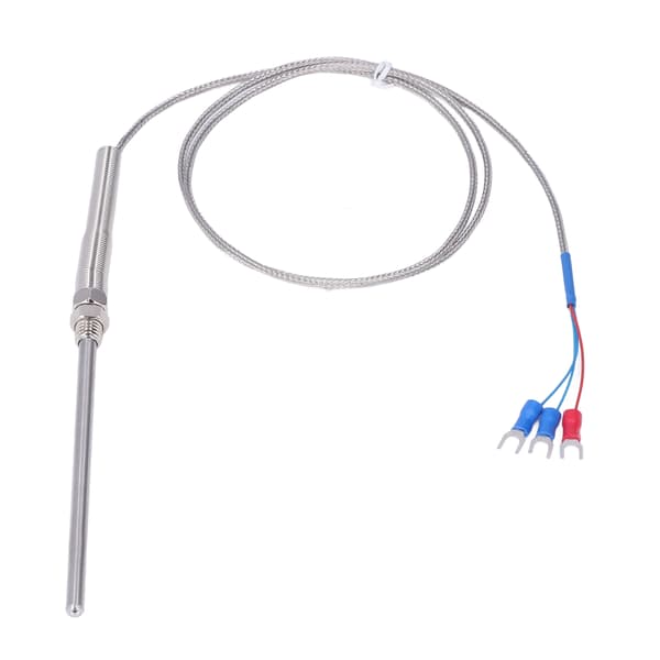 BERM 100 mm sonde termoelement PT100 temperatursensor sonde 0-400 ℃ 1 meter længde