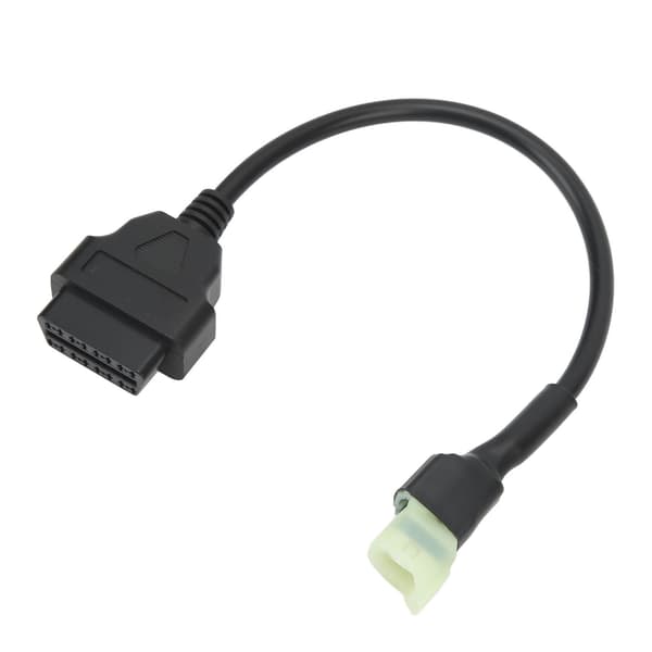 OBD2 16pin til 4pin Diagnostisk Adapter Scanner Connector Kabel K Line Motorcykel Support