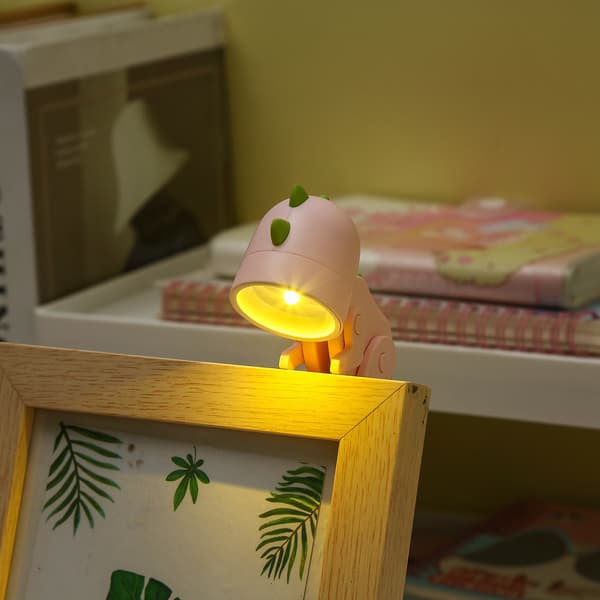 DIY Tecknad Mini Hopfällbar Bordslampa