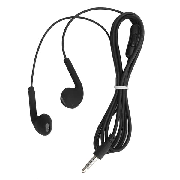 U19 Kablet Øretelefon 3,5 mm HiFi Hovedtelefon Ledningsstyret til Mobiltelefon Sort
