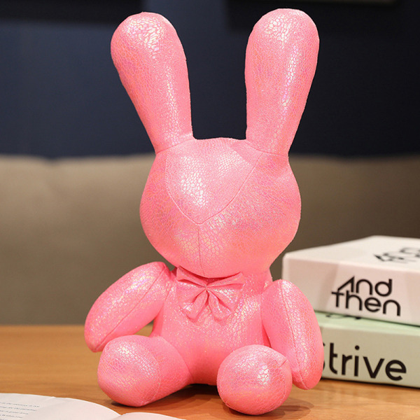 Ny självlysande docka docka plysch leksak docka med självlysande penna Childr Dark pink