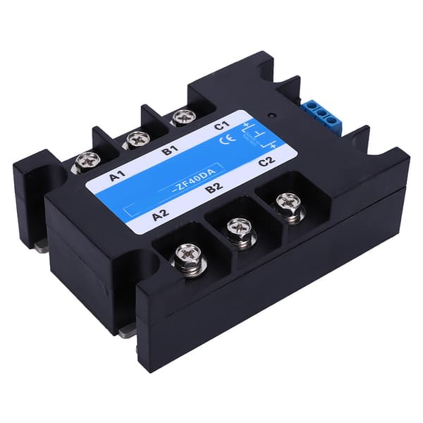 BERM3 ZF40DA DC AC Solid State Relay SSR Transparent Case Elektroniske Deler