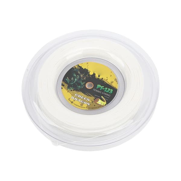 Tennissträng 200m 1.25mm Polyester Styv Träningsracket Tråd Vit
