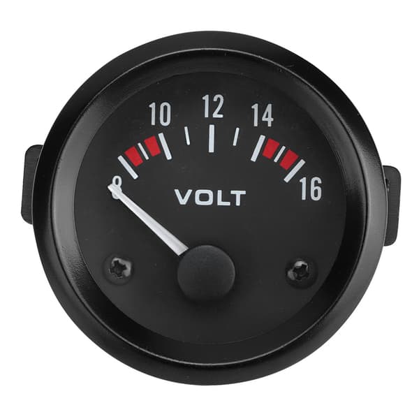 Universal 12V Voltmeter för bil 52mm/2in Spänningsmätare 8-16V BX100007