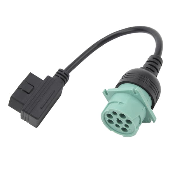 16 Pin til 8 Pin 9 Pin OBD2 Kabel Diagnostisk Scanner Konverter Adapter Erstatning for Mack Tunge Lastbiler