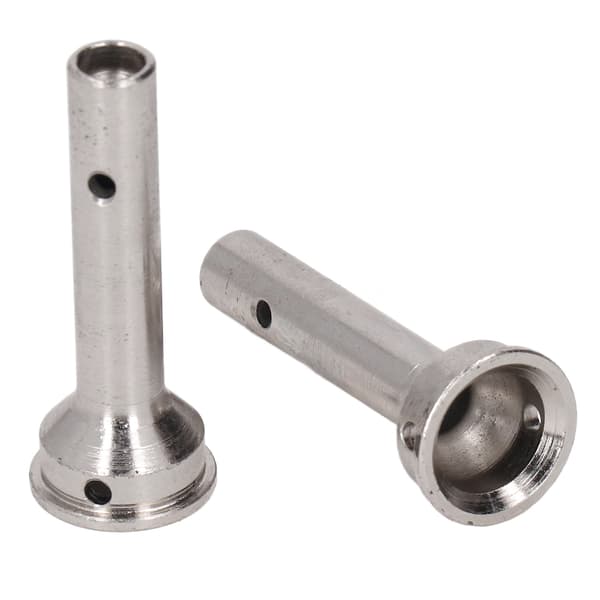 2 stk. RC Bil CVD Aksel Stål 8 mm Diameter Tilbehør til ARRMA 1/7 1/8 Serie Sølv