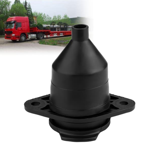 24V 7-pin tilhengerkontaktadapter for bil, semitrailer, lastebil
