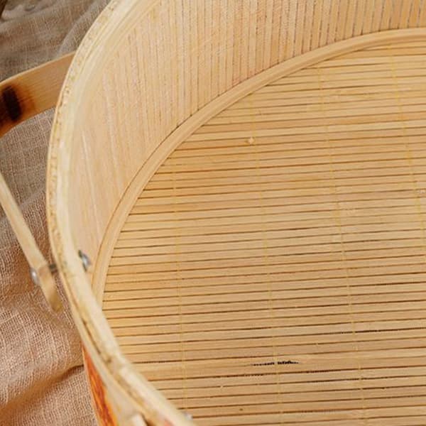 Rotting Liten Bambukorg Handvävd Barn Bambu Vävd Stråväska