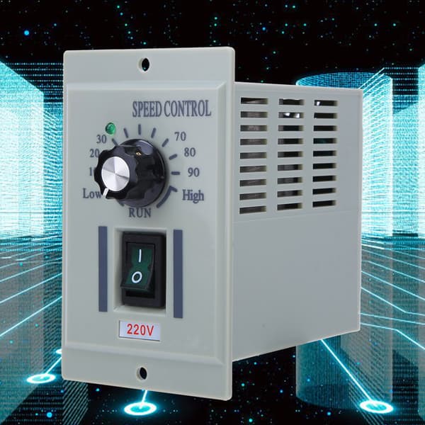 Mini Permanent Magnetisk DC Motor Hastighedsregulator DC-51 220V Input Output Spænding DC 0-180V