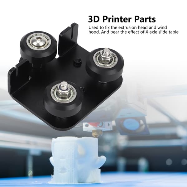 Creality 3D Printer Ekstruder Bagside Støtteplade Ekstruderende Bagplade