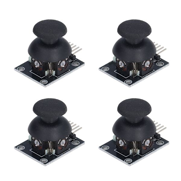 4 st Joystick Modul 5 Pin Spelkontroll Dubbelaxelsensor Kit för PS2