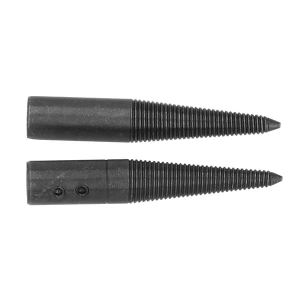 6 stk konisk spindeladapter sikker solid stål slitesterk stabil gjenget konisk spindel for benksliper