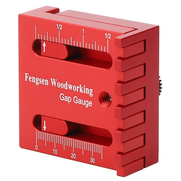 Mini gapmåler for trearbeid, dybdemåling, sagtannlinjal