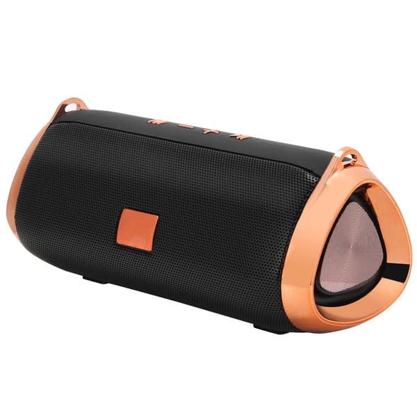 ET801 Utomhus Bluetooth Högtalare Stereo Subwoofer Portabel för Dator Telefon PlugIn Kort Svart