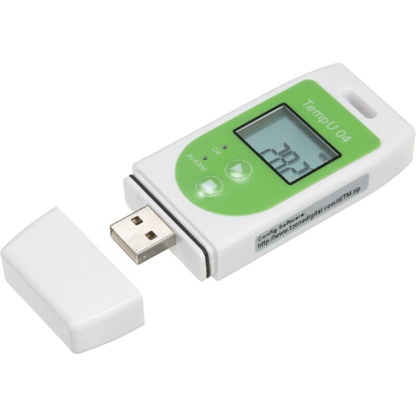 Temperaturdatalogger, USB-interface, bærbar