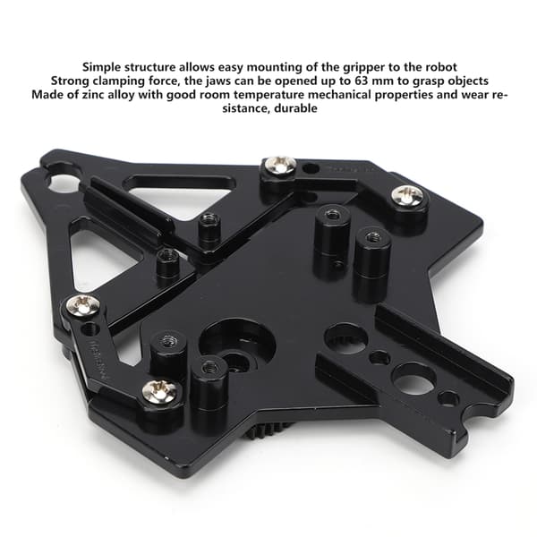 Zinklegering Standard Griber Kit Industrirobot Dele 63mm Kæbeåbning