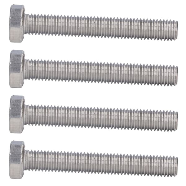 20 stk. M10x1,5x65mm A2 Rustfritt Stål Sekskant Hode Fullt Gjenget Settskruer DIN 933
