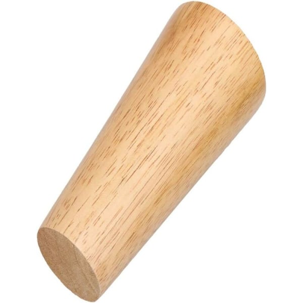 Sofaben massivt træ bordben møbelfødder (55*4*15 point runde eukalyptus træ ben skrå mund 4 stk)Suitab