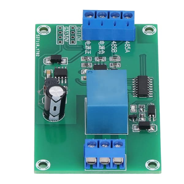 MAX485 RS485 Datamaskin Kontroll Relé Modul Chip Heksadesimal Koding Kompakt Praktisk Driverkort DC7 til DC30V